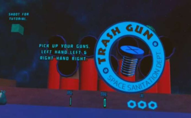 Oculus Quest 游戏《垃圾桶》Trash Gun